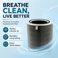 Filtro de Repuesto de Cartucho de Fibra de Carbono para Purificador de Aire 6 Pro, Filtro HEPA para el Hogar