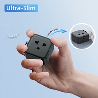 Adaptateur de voyage universel Worldplug ultra-fin et compact, adaptateur de prise multi-national, adaptateur de voyage international