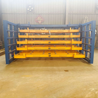 Étagère de stockage industrielle robuste à plusieurs niveaux en acier laminé à froid, revêtement anti-rouille par poudrage, pour l'optimisation de l'espace en entrepôt