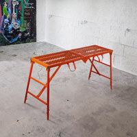 Plateforme de travail moderne en acier réglable, charge 150 kg, escabeau pliant, échafaudage de chantier, banc de travail, Nuohua