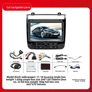 Autoradio 8 pouces pour <span class=keywords><strong>Volkswagen</strong></span> Touareg 2011-2018 Navigation <span class=keywords><strong>GPS</strong></span> de voiture Unité Carplay Autoradio - Product Image 3