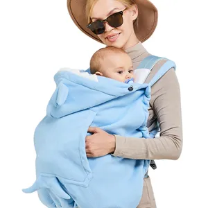 Soft Winter Cartoon Warm Windproof Newborns Carrier Stroller Covers Hooded Cloak für Babies