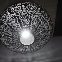Lustre industriel en métal noir, décoration intérieure, éclairage d'intérieur, luminaire suspendu simple, lumière blanche chaude douce 2700K, garantie de 3 ans