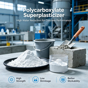 Poudre de PCE à flux libre, superplastifiant polycarboxylate pour adhésif pour carrelage, mortier de <span class=keywords><strong>ciment</strong></span> PCE - Product Image 1