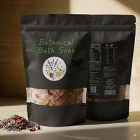Sacs d'emballage pour sel de bain en aluminium de qualité alimentaire, refermables, écologiques, en matériaux recyclés, imprimés sur mesure, type Doypack