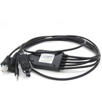 Cable de programación de Walkie Talkie 5 en 1 FTDI para Motorola GP88 GP300 GP328 Pro5150 Cable de datos de línea de frecuencia de escritura 5 en 1
