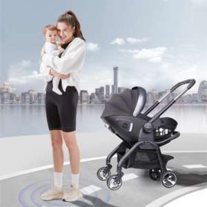 2026 maman R129 CE <span class=keywords><strong>poussette</strong></span> de siège de voiture pliable de haute qualité <span class=keywords><strong>poussette</strong></span> de bébé pratique et légère avec siège de voiture amovible - Product Image 1