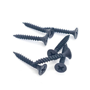耐用热卖螺丝制造商销售钢钉进口商黑色干墙螺丝价格最低 - Product Image 1
