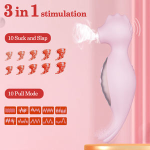 Oplaadbare G-Spot Stimulator Tong Sex Speelgoed 2-In-1 Clitoris Zuigen & Likken Tpe Materiaal Lesbisch Plezier Voor Vrouwen - Product Image 3