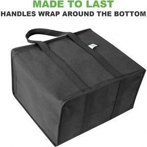 Sac isotherme réutilisable pour courses, sac isotherme non tissé pour le transport de nourriture, sac à lunch isotherme - Product Image 4