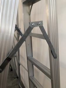 Échelle pliante <span class=keywords><strong>double</strong></span> face en aluminium, capacité de charge 150 kg, pour usage domestique et commercial, directement de l'usine - Product Image 5