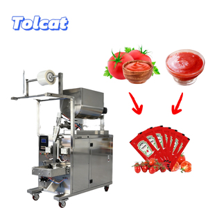 Machine de remplissage et de scellage de sachets pour café, assaisonnement au chili, miel, liquide et ketchup - Product Image 1