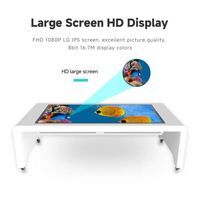 Table de jeu interactive intelligente pour enfants avec écran LCD multi-touch de 32 pouces pour restaurant, interface USB, vente en gros, nouveauté