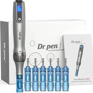 Dr kalem Microneedling kalem Dermapen Dr kalem A9 M8S A8S mikro iğneleme 12/18/24/36/42 Pins/Nano