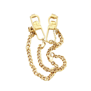 โซ่โลหะสำหรับกระเป๋าถือ 40 ซม. x 6 มม. สีทอง พร้อมคลิป - Product Image 1