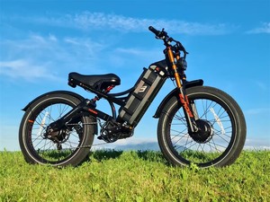 Bicicleta Eléctrica Profesional de Montaña con Motor de 1000W, Batería de 52V 60Ah, Suspensión Completa y Frenos Hidráulicos para Adultos - Product Image 6
