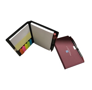 Notebook Customized Logo box Leather Customized Sticky Note Pads