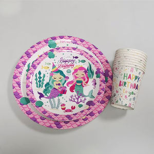 Usine de fabrication de papier artisanal professionnelle, prix bas, assiettes en papier, bols, assiettes en papier jetables pour fête de <span class=keywords><strong>princesse</strong></span> - Product Image 5