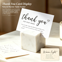 Porte-cartes de visite moderne en marbre blanc naturel gravé, support de bureau personnalisé avec logo pour la décoration de table à la maison
