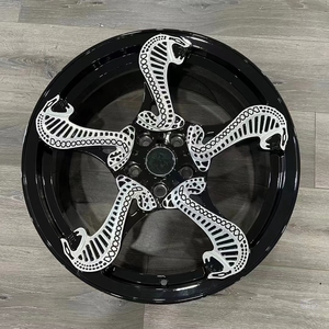 Rines de Aleación de Aluminio Forjado Personalizados Estilo <span class=keywords><strong>Cobra</strong></span> de 18-24 Pulgadas 5X112/114.3/120 Compatibles con Ford Mustang BMW Porsche para Autos de Pasajeros - Product Image 4