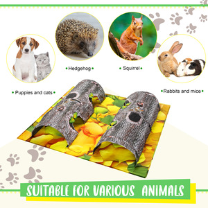 <span class=keywords><strong>Tunnel</strong></span> per Gatti in Tessuto a Forma di Albero, Giocattolo Pieghevole con Motivo ad Albero e Canale Rotolante - Product Image 4