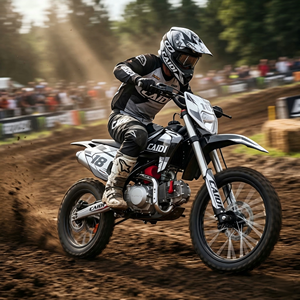Moto tout-terrain <span class=keywords><strong>Kawasaki</strong></span> 150cc, moto de cross, moto de course, moteur quatre temps, modèle CD-C3, vitesse maximale de 61-80 km/h, adulte - Product Image 6
