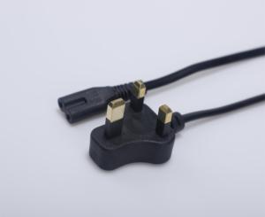 Anh dây điện Anh cắm 3 pin C7 dây cáp điện PS4 cáp điện IEC C7 AC 8 hình cáp 1.5m - Product Image 1