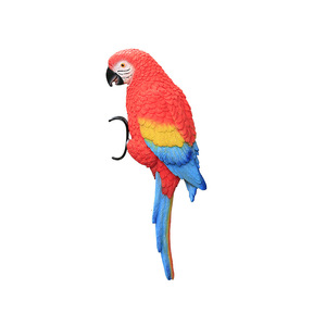 Figura Decorativa de Resina de Guacamaya Esculpida Artísticamente para Jardín, Patio, Balcón, Maceta, Recuerdo, Adorno - Product Image 5