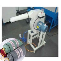 Machine de remplissage de petits coussins d'oreiller Machine de remplissage de jouets en peluche Machine de soufflage de canapé en éponge déchiquetée en coton
