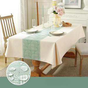 <span class=keywords><strong>Mantel</strong></span> de mesa de comedor de algodón y poliéster bordado 3D Natural personalizable, <span class=keywords><strong>mantel</strong></span> impermeable rectangular, <span class=keywords><strong>mantel</strong></span> con borlas - Product Image 5