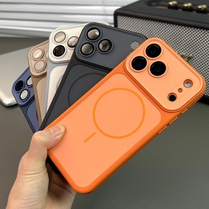 เคสโทรศัพท์มือถือแม่เหล็กแบบด้านสุดหรูสำหรับ iPhone 17 12 13 14 15 16 Pro Max 17 Air พร้อมฟิล์มเลนส์ HD ป้องกันแรงกระแทก - Product Image 6