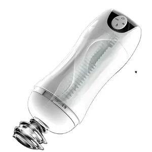 Otomatik erkek Masturbator gerçek vajina yetişkin Sucking mastürbasyon kupası elektrikli Climax kedi seks oyuncakları erkekler için - Product Image 1