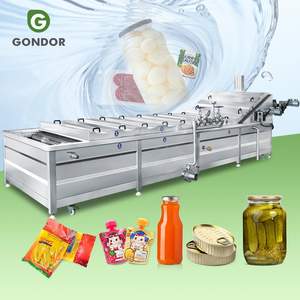 Máquina de Túnel Pequeño para Pasteurización de Carne, Vegetales Enlatados y Productos en Latas de Aluminio - Product Image 1
