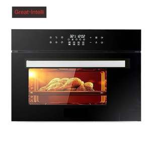 فرن مطبخ مدمج بالبخار والميكروويف شواية منزلية ذكية احترافية بسطح طاولة بيتزا دجاج وموقد متعدد الوظائف - Product Image 2