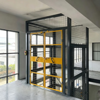 Monte-charge hydraulique vertical fixe pour charges lourdes, idéal pour l'entrepôt et le levage de marchandises