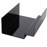 Support de carte assemblé en métal, détachable, facile à assembler, installation sous comptoir, panneau de 1 mm, étagère simple, personnalisable