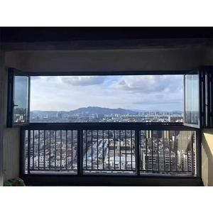 <span class=keywords><strong>Ventanas</strong></span> plegables <span class=keywords><strong>de</strong></span> aluminio para <span class=keywords><strong>cocina</strong></span> personalizadas verticales <span class=keywords><strong>Ventanas</strong></span> plegables para veranda <span class=keywords><strong>de</strong></span> aluminio - Product Image 3