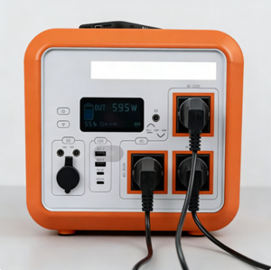 Batterie externe mobile d'extérieur 600W/1500W grande capacité, portable pour camping, maison et conduite autonome, batterie de secours pour stockage d'énergie - Product Image 1