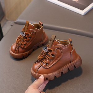 Botas de Invierno Casuales para Niños, de Moda, Alta Calidad, Estilo Western, Antideslizantes, de Cuero PU - Product Image 3