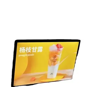 Customized Shop Fast Food Led Light Box Display Hanging Commerce Illuminated Led Restaurant Menu Board