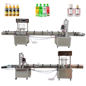 4 đầu làm đầy vít cap dây chuyền sản xuất xà phòng lỏng chai nước hoa nước hoa dexun tự động điền máy dây chuyền sản xuất - Product Image 1