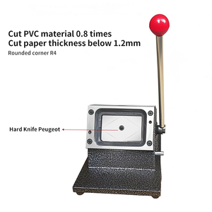 Machine de Découpe Manuelle 86x54mm pour Cartes de Visite, Découpeuse de Papier et PVC Professionnelle - Product Image 4
