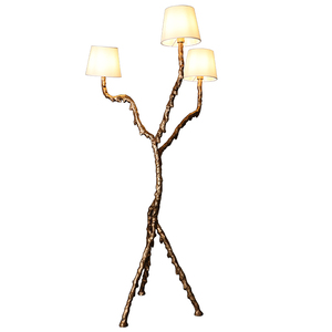 Lampe sur pied en laiton massif de style rétro <span class=keywords><strong>italien</strong></span>, design artistique, sculpture d'<span class=keywords><strong>arbre</strong></span> et d'homme, pour salon et bureau - Product Image 5