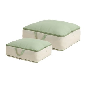 Bolsa de almacenamiento para edredones de algodón, impermeable, comprimible, de gran capacidad, portátil, con asa suave, para uso en el dormitorio - Product Image 4