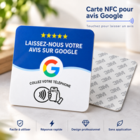 Support NFC programmable personnalisé avec QR code pour cartes-cadeaux Google Play, avis, réseaux sociaux, contrôle d'accès, carte de paiement en plastique
