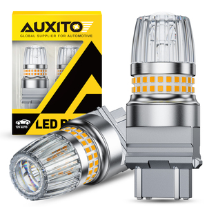 หลอดไฟ LED AUXITO 3157 สีเหลืองอำพัน สำหรับไฟเลี้ยว รุ่น 3157A 3156 3056 3057 4157 3047 4057 3457 4114 ไฟท้าย ไฟหน้า ไฟเลี้ยว - Product Image 4