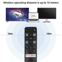 Adecuado para control remoto de TV TCL Control remoto de TV de voz universal