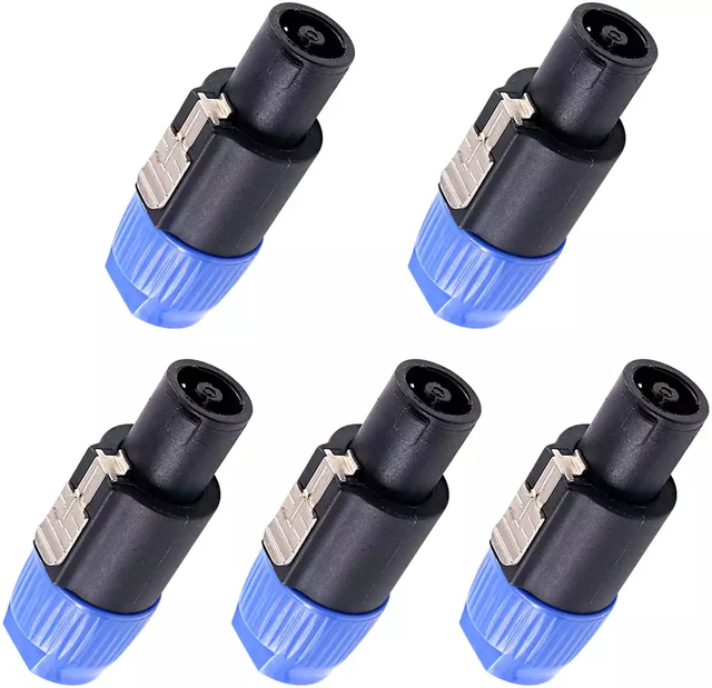 High Performance Male Plug Plastic 2-4 Pin Connector Plug 4pin Speakon Connector for Speaker Box
