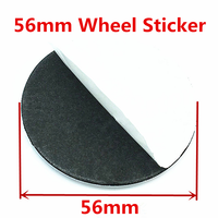 100 autocollants de 56 mm, 60 mm, 65 mm, 70 mm pour enjoliveurs de roues de voiture, logos de jantes, décorations automobiles
