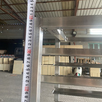 Chariot de séchage rotatif en acier inoxydable 304 (600x400) pour fours de boulangerie, avec grille de refroidissement et de cuisson